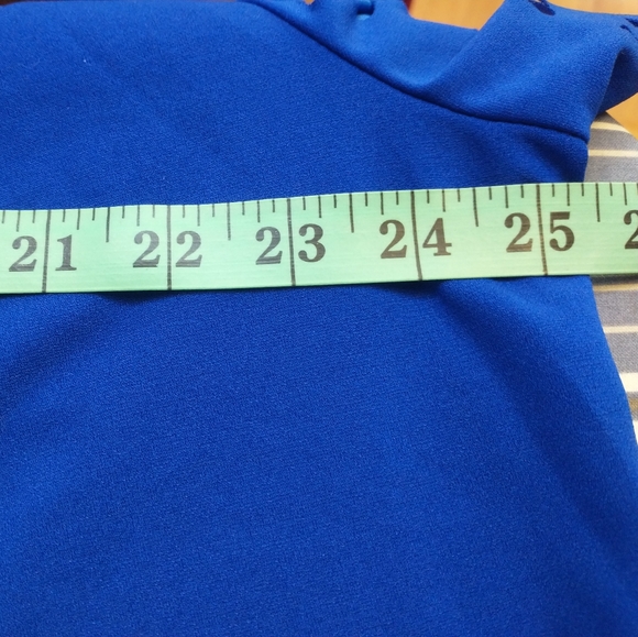 4XL(Best Fit 3X) SHEIN Cobalt Blue Cutout Dress - Picture 15 of 16